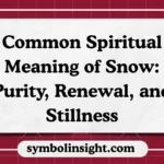 Common Spiritual Meaning of Snow: Purity, Renewal, and Stillness