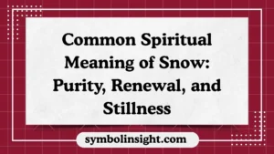 Common Spiritual Meaning of Snow: Purity, Renewal, and Stillness