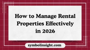 How to Manage Rental Properties Effectively