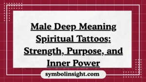 Male Deep Meaning Spiritual Tattoos: Strength, Purpose, and Inner Power
