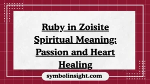 Ruby in Zoisite Spiritual Meaning: Passion and Heart Healing