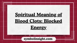 Spiritual Meaning of Blood Clots: Blocked Energy